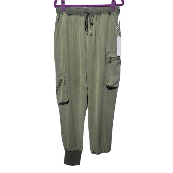 Young Fabulous & Broke Green Jupiter Joggers Size M NWT